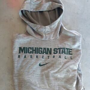 Womens Nike Dri-Fit Michigan State Basketball Hoodie MSU M